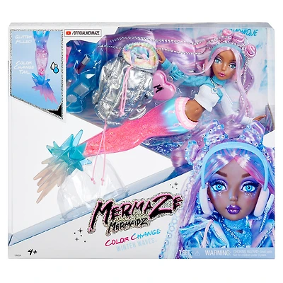Poupée-mannequin sirène Mermaze MermaidzMC Winter Waves HarmoniqueMC