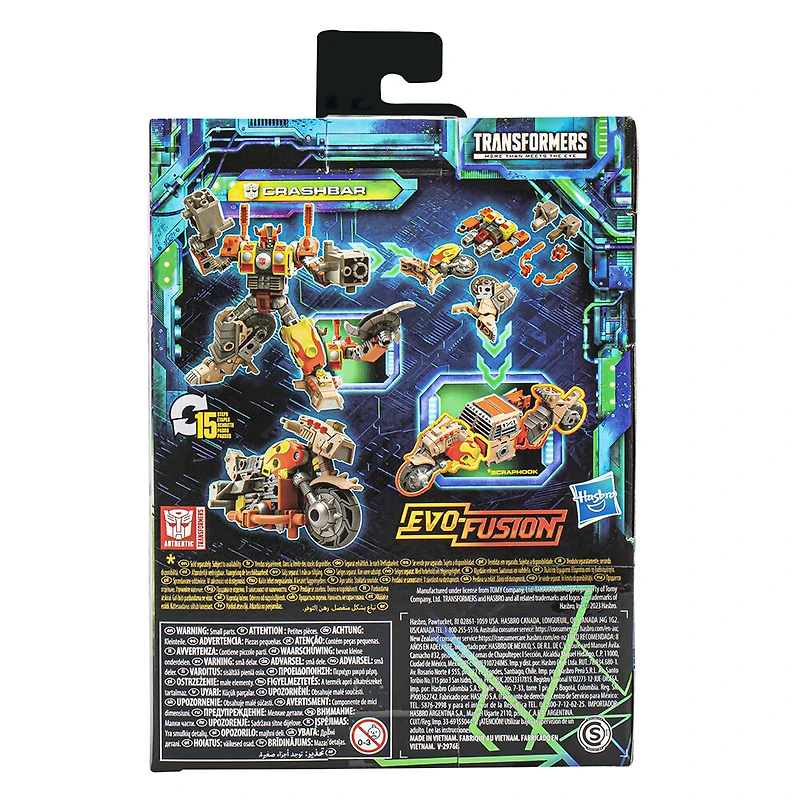 Transformers Generations Legacy Evolution, figurine Crashbar classe Deluxe de 14 cm