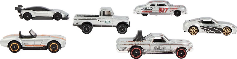 Hot Wheels- ZAMAC - Coffret multiple de 6 véhicules de collection