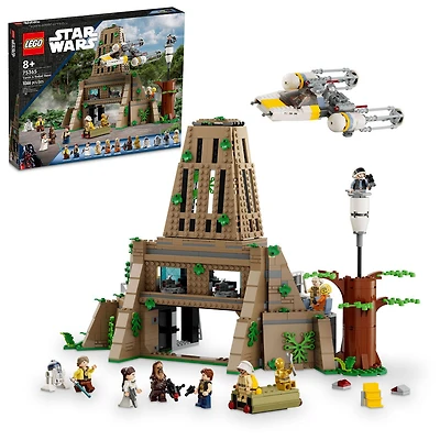 LEGO Star Wars Yavin 4 Rebel Base 75365 Building Toy Set (1,067 Pieces)