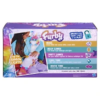 Furby DJ Furby, peluche électronique arc-en-ciel pour filles et garçons, à partir de 6 ans - Version anglaise