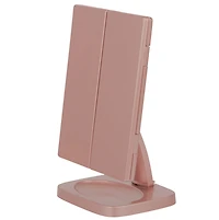 1X / 2X / 3X Miroir De Maquillage Éclairé À Trois Volets