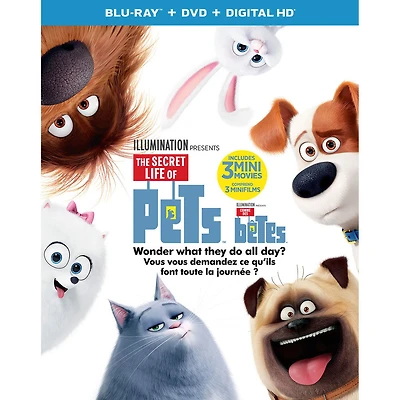 Blu-ray + DVD + Digital HD - The Secret Life of Pets