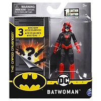 BATMAN, Figurine articulée BATWOMAN de 10 cm avec 3 accessoires mystère