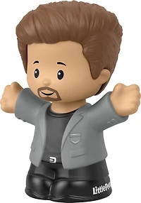 Fisher-Price Little People Man in Gray Jacket Figure pour les tout-petits et les enfants d'âge préscolaire