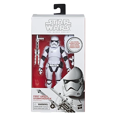 Star Wars The Black Series First Order Stormtrooper 6-inch Scale Star Wars: The Last Jedi Collectible Action Figure