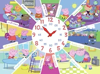 Ravensburger Peppa Pig - Tell the Time Clock Puzzle, 60 piece Jigsaw Puzzle - English Edition
