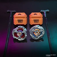 Collaboration Beyblade X Jurassic World Spinosaurus contre Quetzalcoatlus, multipack