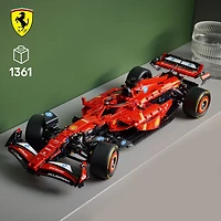 LEGO Technic Ferrari SF-24 F1 Car Model Kit for Adults, Build Your Own Racing Vehicle Set 42207