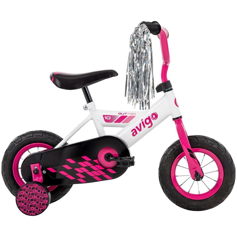 Vélo 10po Avigo Glitter, Rose