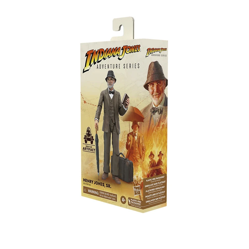 Indiana Jones et la dernière croisade, figurine Henry Jones, Sr. Adventure Series de 15 cm