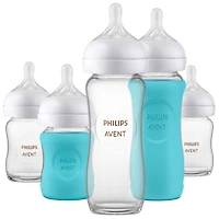 AventEnsemble de biberons en verre nat