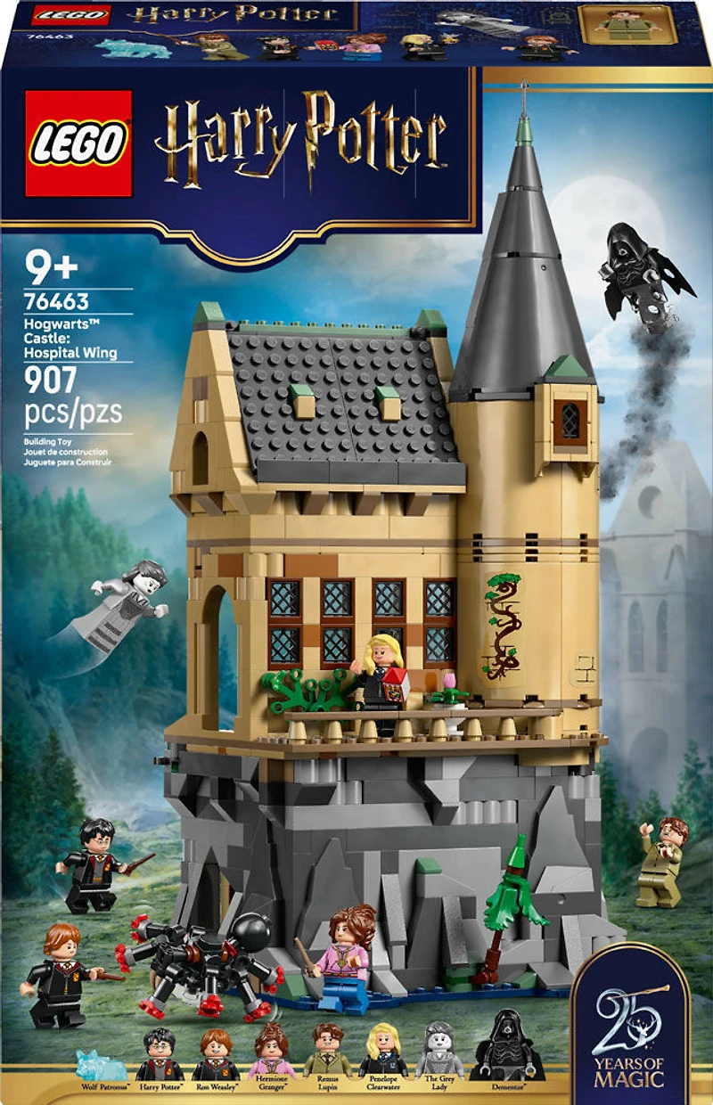 LEGO Harry Potter Le Château de Poudlard : l'Infirmerie, Jouet de Construction, Ensemble de Jeu avec 7 Figurines 76463
