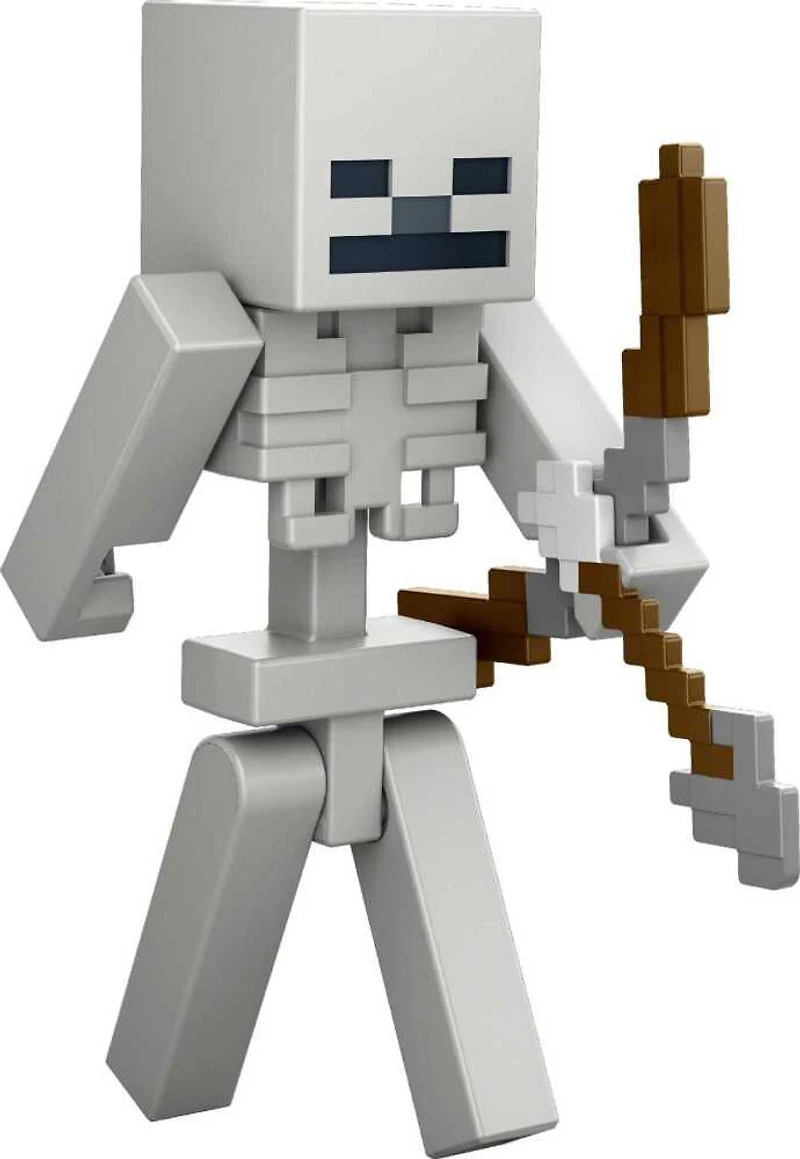 Minecraft-Figurine articulée-Squelette, pièce Crée-un-portail