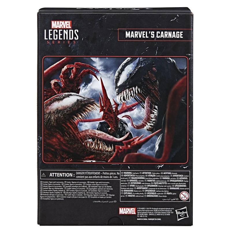 Marvel Legends Series Carnage, Venom: Let There Be Carnage Deluxe 6 Inch Collectible Action Figure