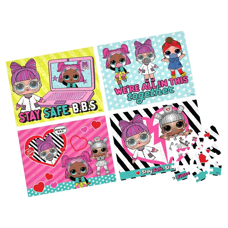 L.O.L. Surprise!, Coffret de 4 puzzles