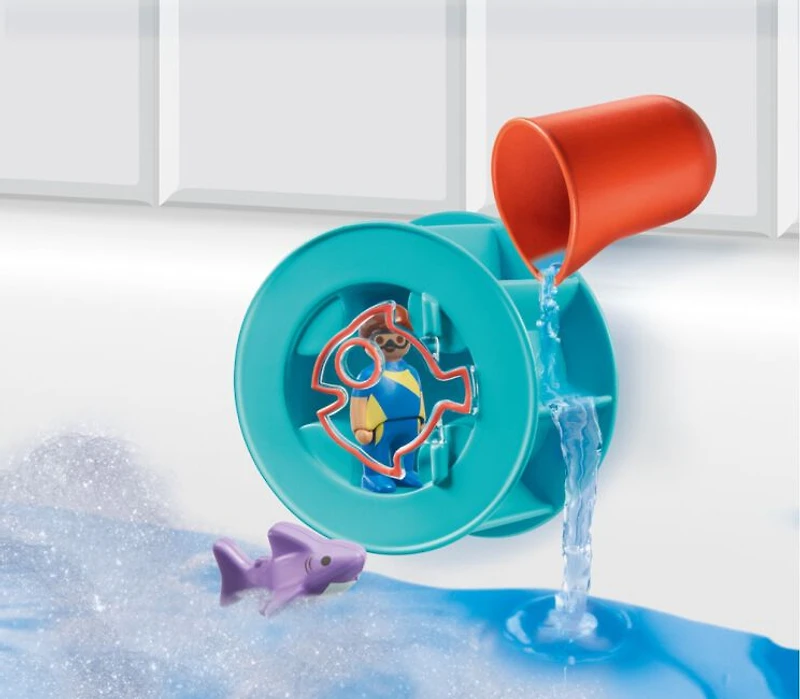 Playmobil - Roue aquatique avec bébé requin
