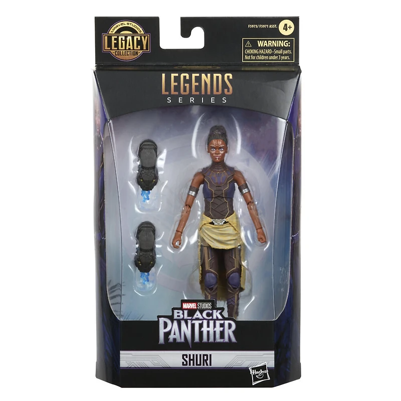 Marvel Legends Series Black Panther Legacy Collection Shuri 6-inch Action Figure Collectible Toy, 2 Accessories