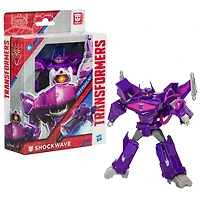 Transformers Authentics, figurine articulée Alpha Shockwave de 17,5 cm, robot pour enfants, à partir de 6 ans