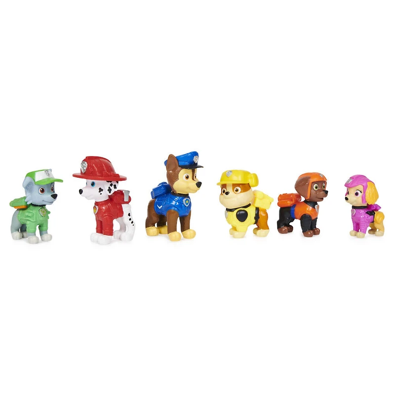PAW Patrol, Gift Pack Movie Pups avec 6 figurines à collectionner