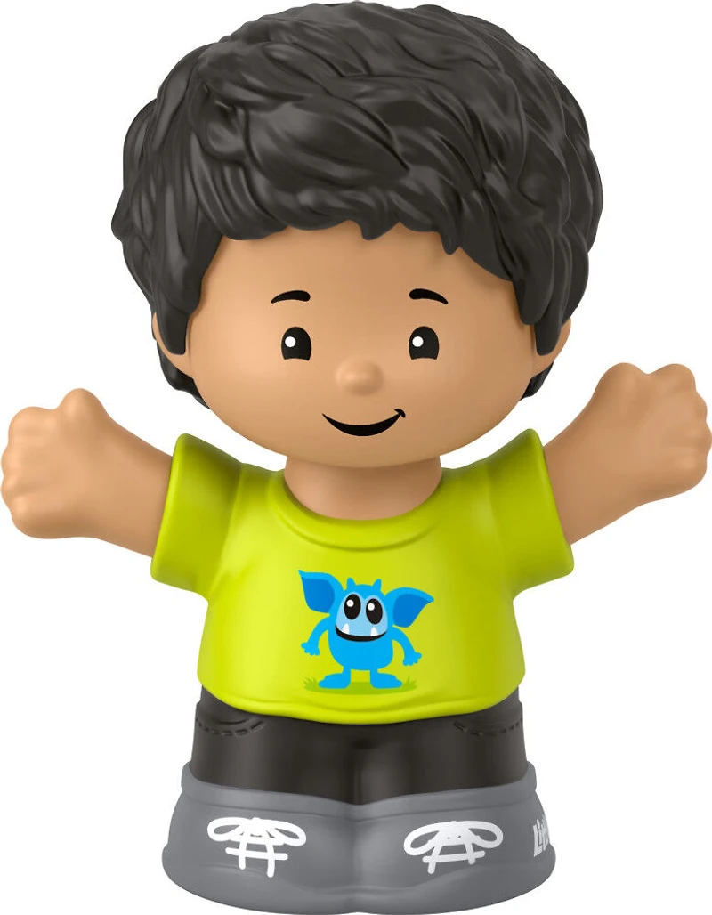 Fisher-Price Little People Boy dans Monster Shirt Figure pour les tout-petits et les enfants d'âge préscolaire