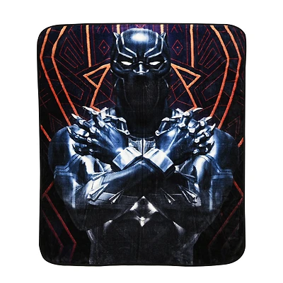 Marvel Black Panther couverture pour enfants 50 x 60 pouces