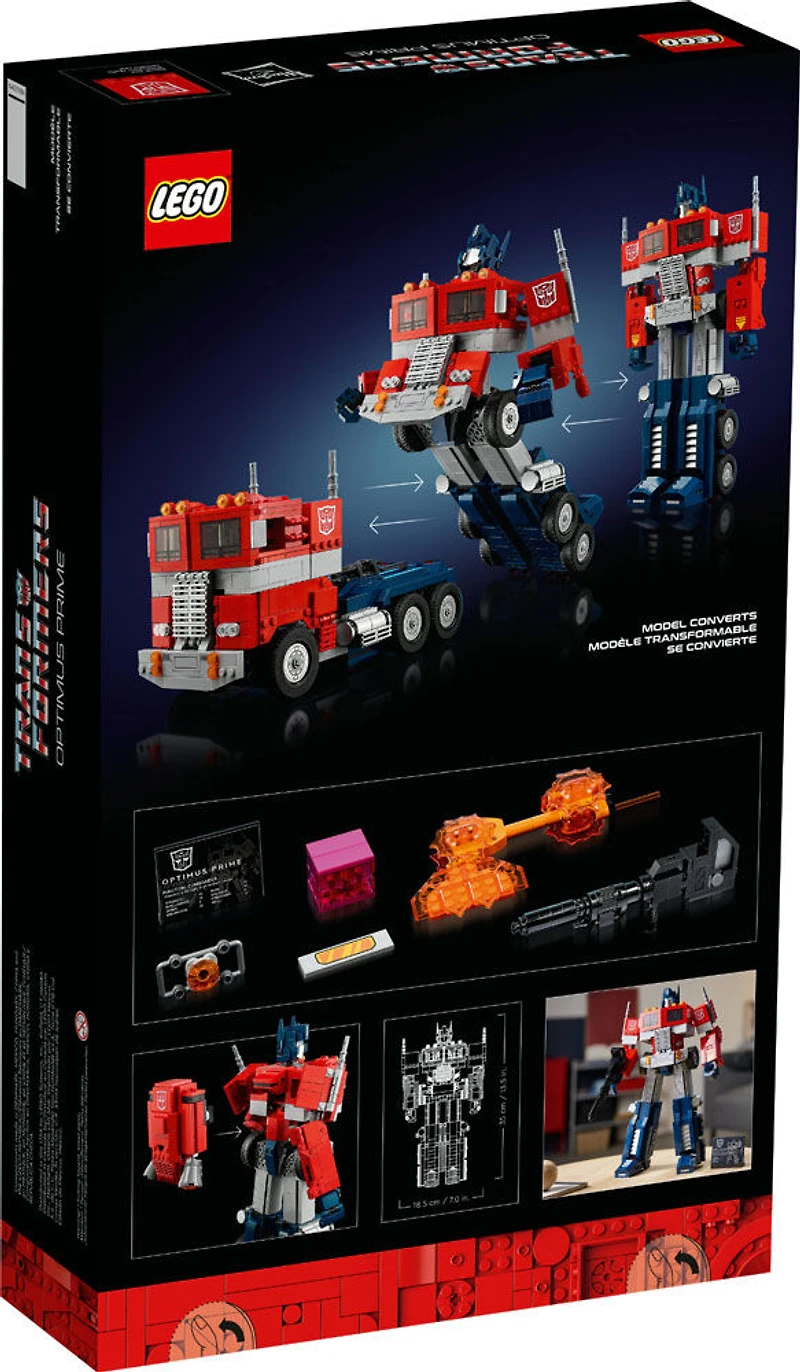 LEGO Optimus Prime 10302 ensemble de construction (1 508 pièces)