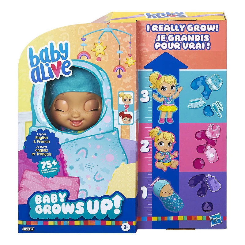 Baby Alive, Baby Grows Up - Happy Hope, poupée de bébé qui croît et parle