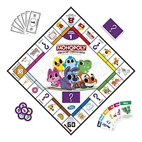 Monopoly Découverte, jeu de plateau, plateau réversible, 2 niveaux, outils pédagogiques
