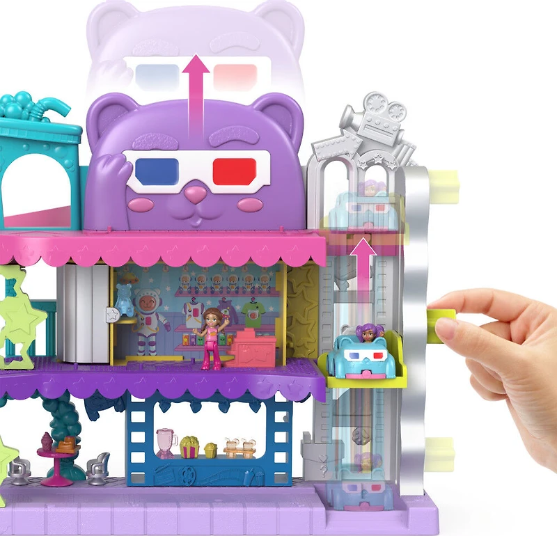 Polly Pocket-Pollyville-Multiplexe de Polly