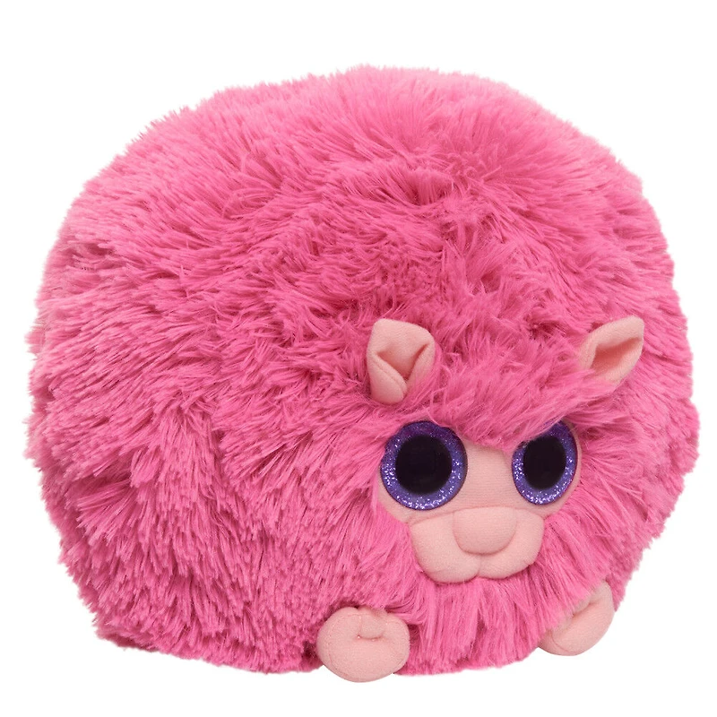 Peluche de 23 cm (9 pouces) de Pygmy Puff de Harry Potter, Grande Peluche d'Animal Rose - Notre exclusivité