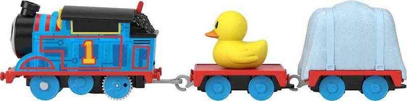 Thomas et ses amis Thomas Agent Secret, locomotive motorisée et wagon