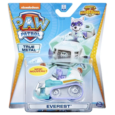 PAW Patrol - Véhicule Everest en métal True Metal à collectionner - Série Classique à l'échelle 1:55