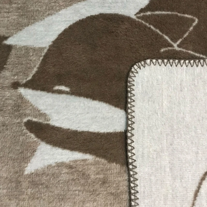Koala Baby - Taupe/Grey Fox Jacquard Blanket