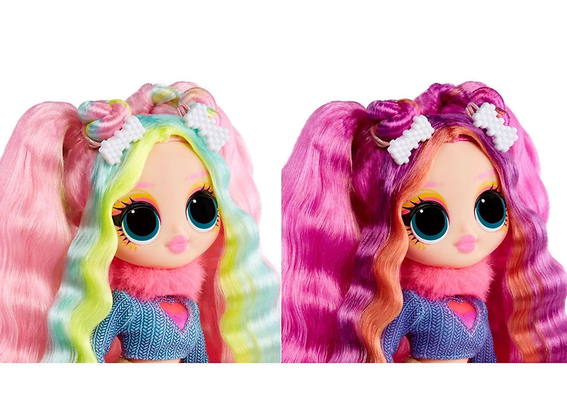 Poupée-mannequin LOL Surprise OMG Sunshine MakeoverMC, Bubblegum DJ, avec caractéristiques à couleur changeante