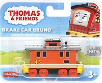 Thomas & Friends Toy Train, Brake Car Bruno Diecast Metal Push-Along Vehicle for Preschool Kids