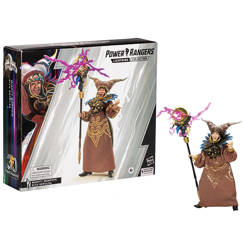 Power Rangers Lightning Collection, figurine Mighty Morphin Rita Repulsa de 15 cm