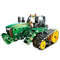 Erector by Meccano, Coffret de construction Tracteur John Deere série 9RT, Jouet éducatif STEM