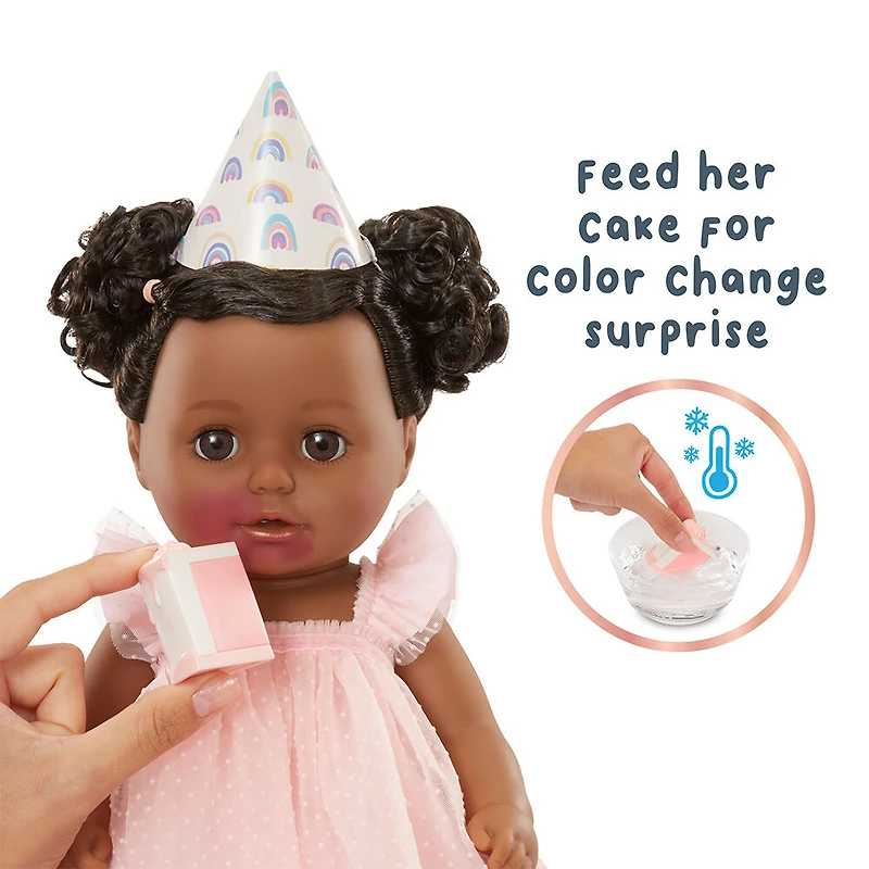BABY born Birthday Baby Doll Harper - Dark Brown Eyes