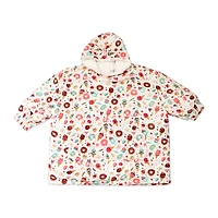 Jesse & Lulu Lounge Oversized Hooded Blanket: White Bakeshop