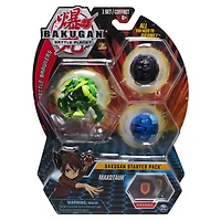 Bakugan, Starter Pack 3 personnages, Maxotaur, Créatures transformables à collectionner.