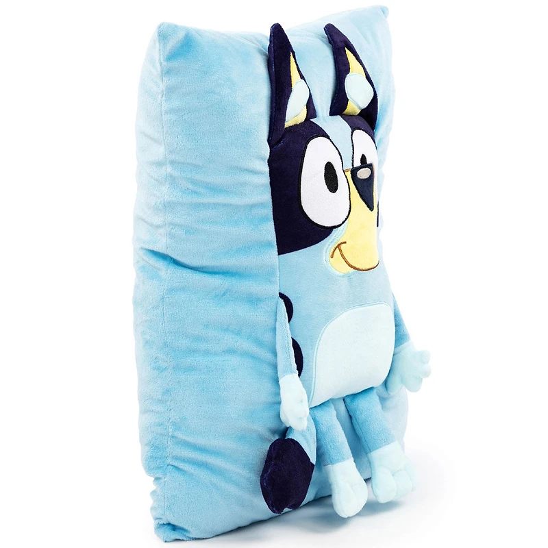 Bluey Oreiller Câlin en Peluche 3D, 28 x 38 cm