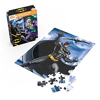 Batman, Puzzle 2 en 1 double face de 100 pièces, Joker, DC Comics, films d'action, puzzles pour enfants, jouets Batman