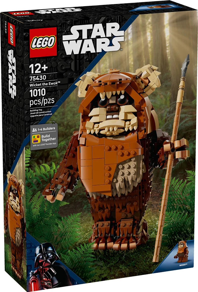 LEGO Star Wars Wicket the Ewok Building Toy for Pretend Play - Building Toy for Kids, Ages 12+ - 75430