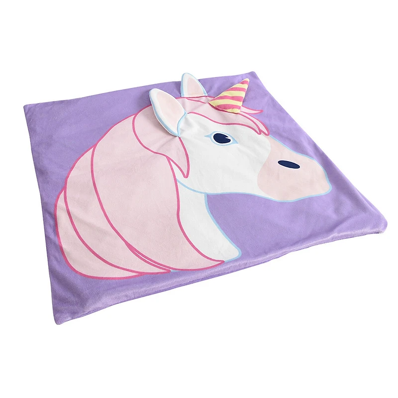 Emoji Unicorn Kids Weighted Lap Blanket (21"x 21") 4lbs