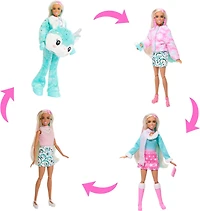 Barbie Cutie Reveal Advent Calendar with Doll and 24 Surprises