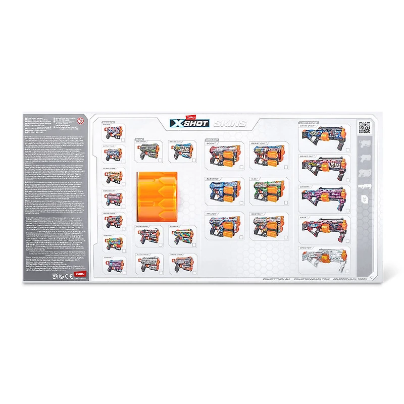 Pistolet à fléchettes XSHOT Skins Last Stand (16 fléchettes) par ZURU