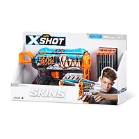 Pistolet à fléchettes X-Shot Skins Flux (8 fléchettes) par ZURU