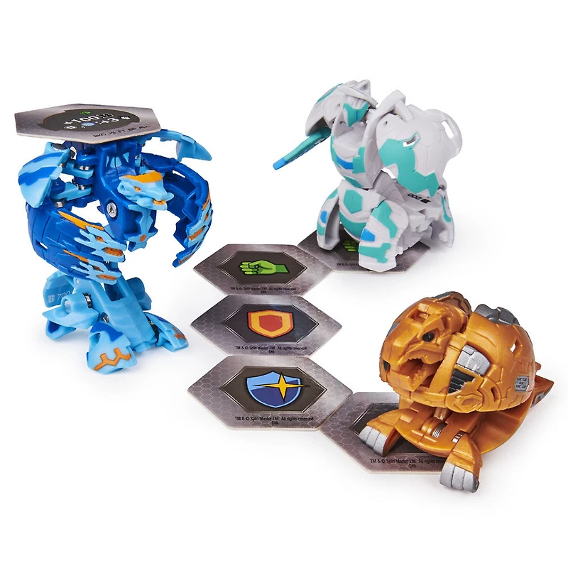 Bakugan, Starter Pack 3 personnages, Hydranoid, Créatures transformables à collectionner