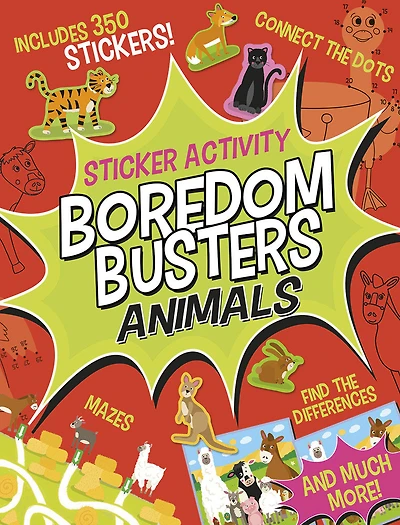 Boredom Busters: Animals Sticker Activity - Édition anglaise